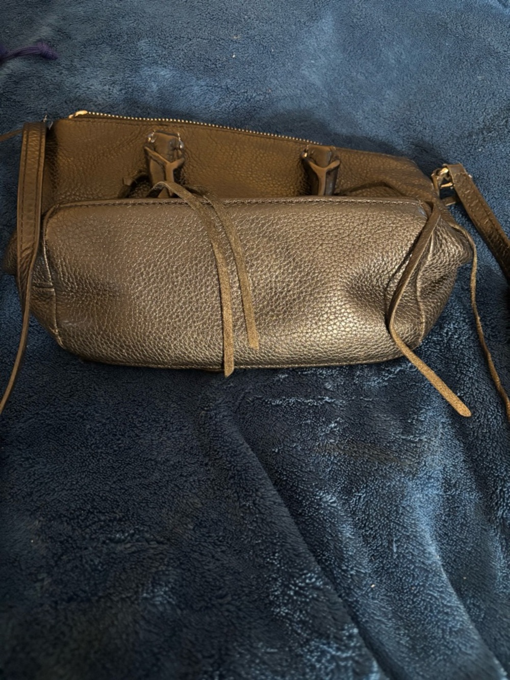 Rebecca Minkoff Micro Moto Leather Satchel - Picture 6 of 9
